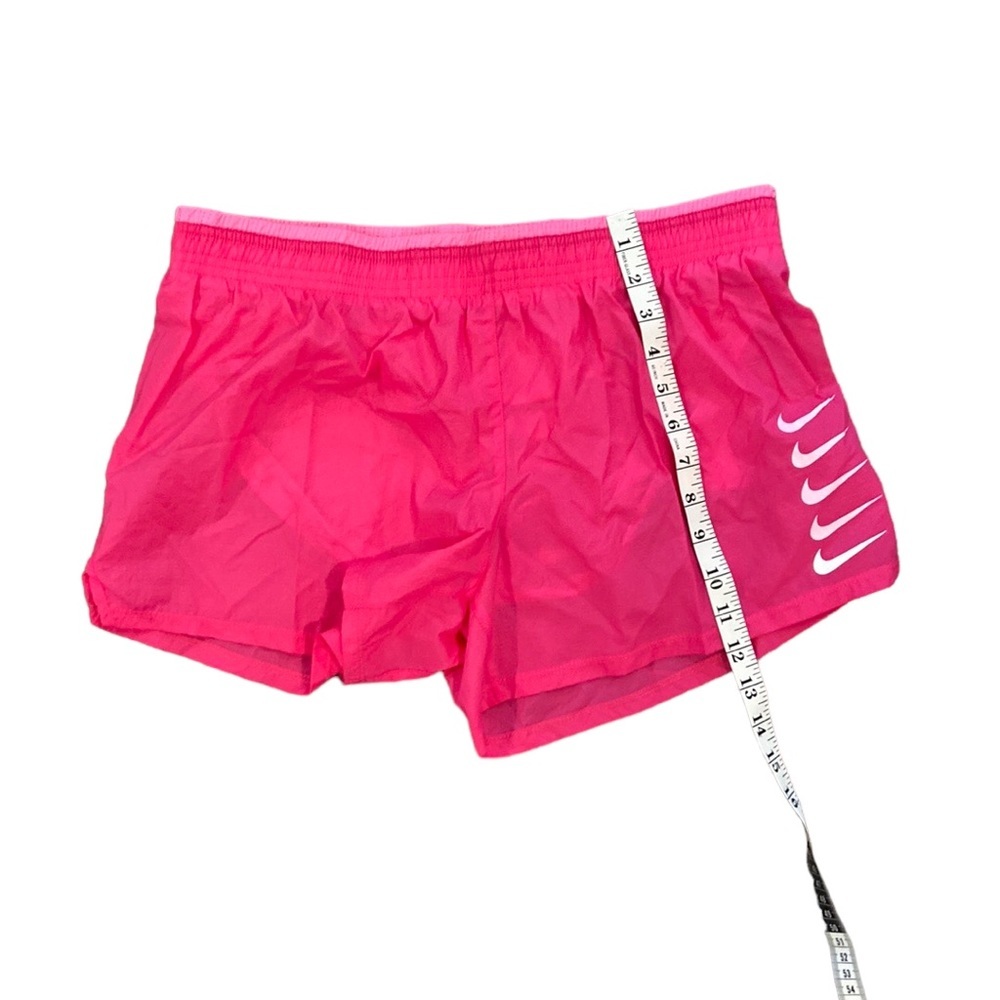 NIKE Swoosh Shorts Run Pink Brief-Lined RunninG (DJ0927-607) Women’s Size Large - Picture 6 of 8